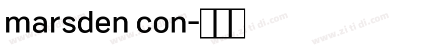 marsden con字体转换